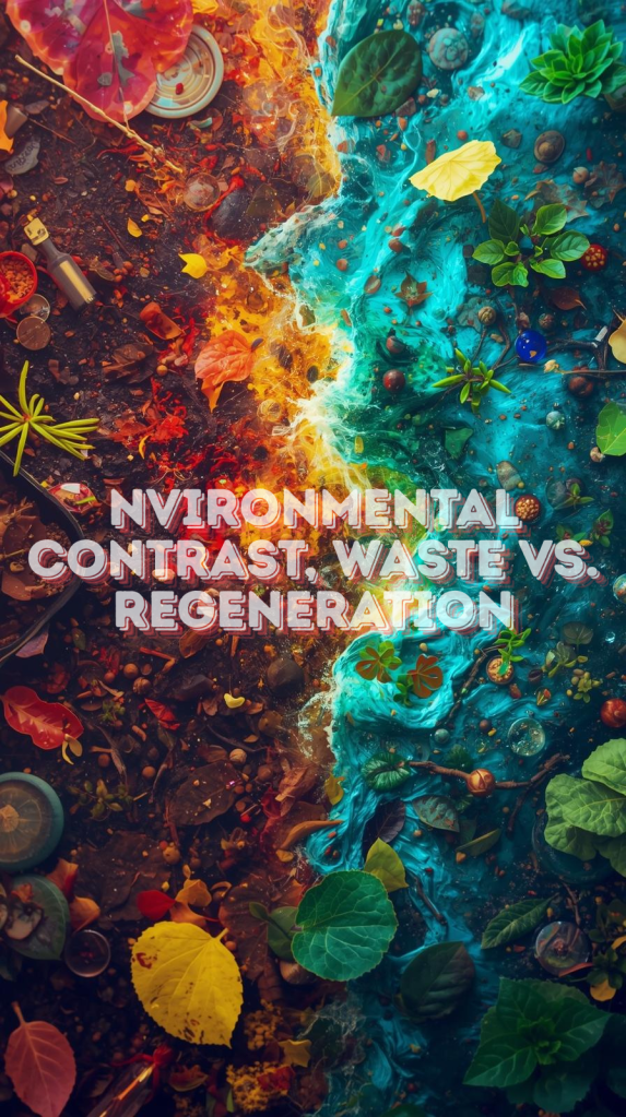 Environmental Contrast, Waste vs. Regeneration